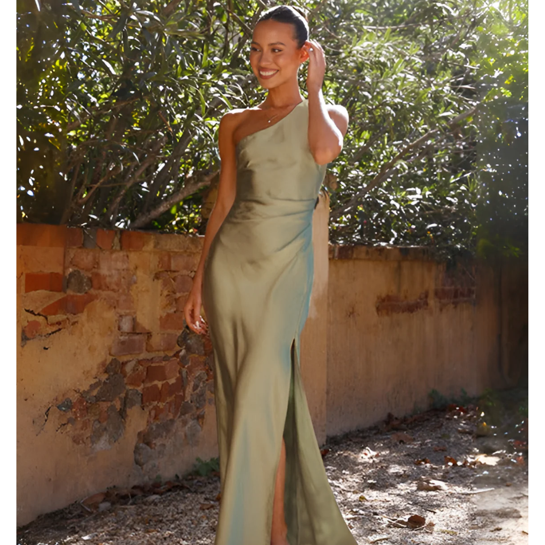 Robe Longue Asymétrique pour Femme 1