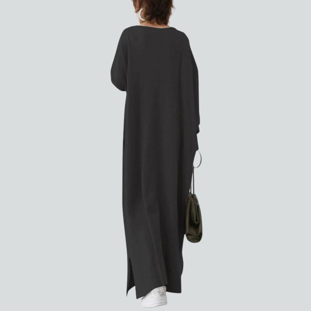 Robe Longue Décontractée à Col en V pour Femmes 6