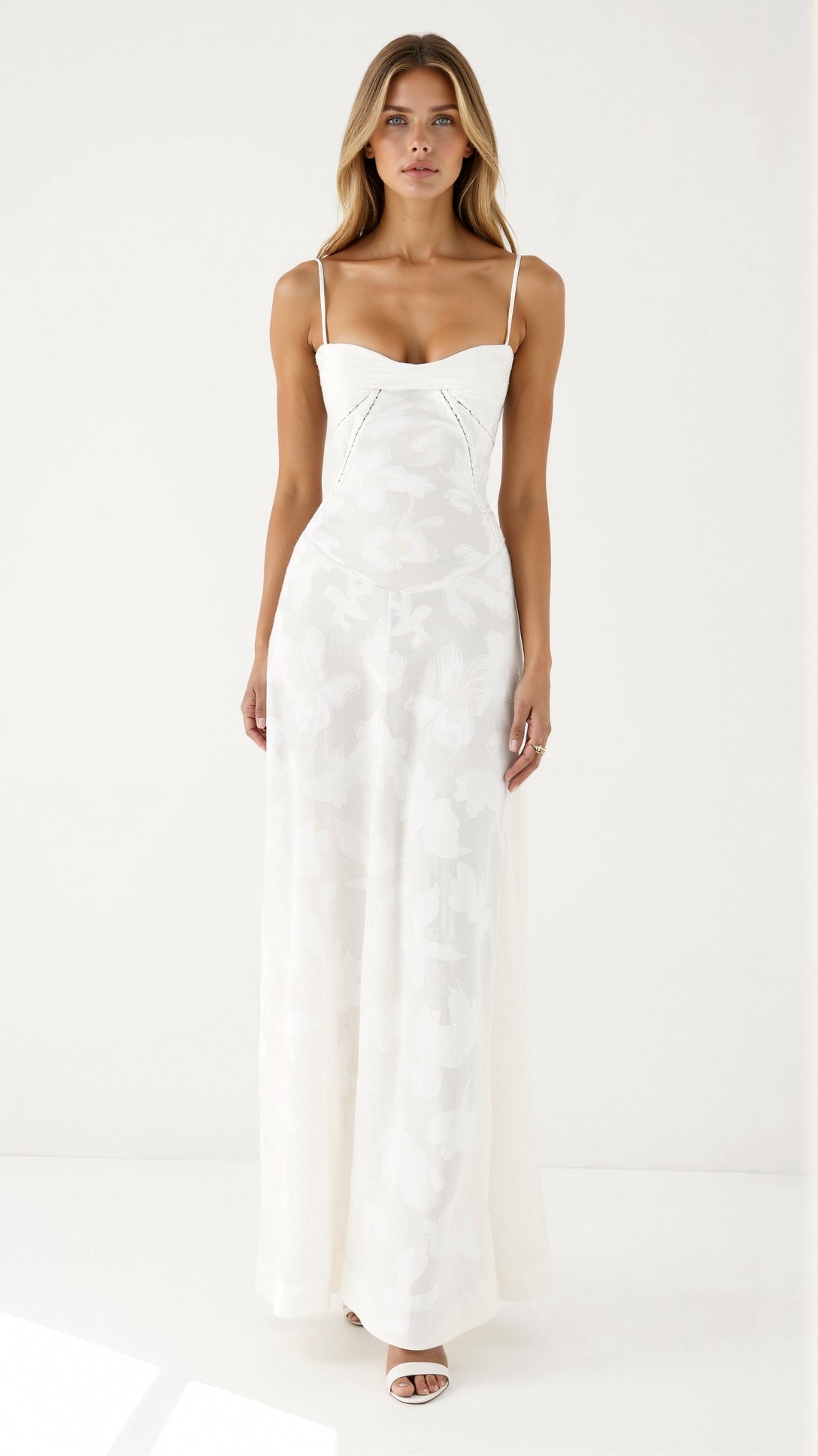 Robe Longue Femme À Enfiler Élégante Pour Mariage Et Soirées 0