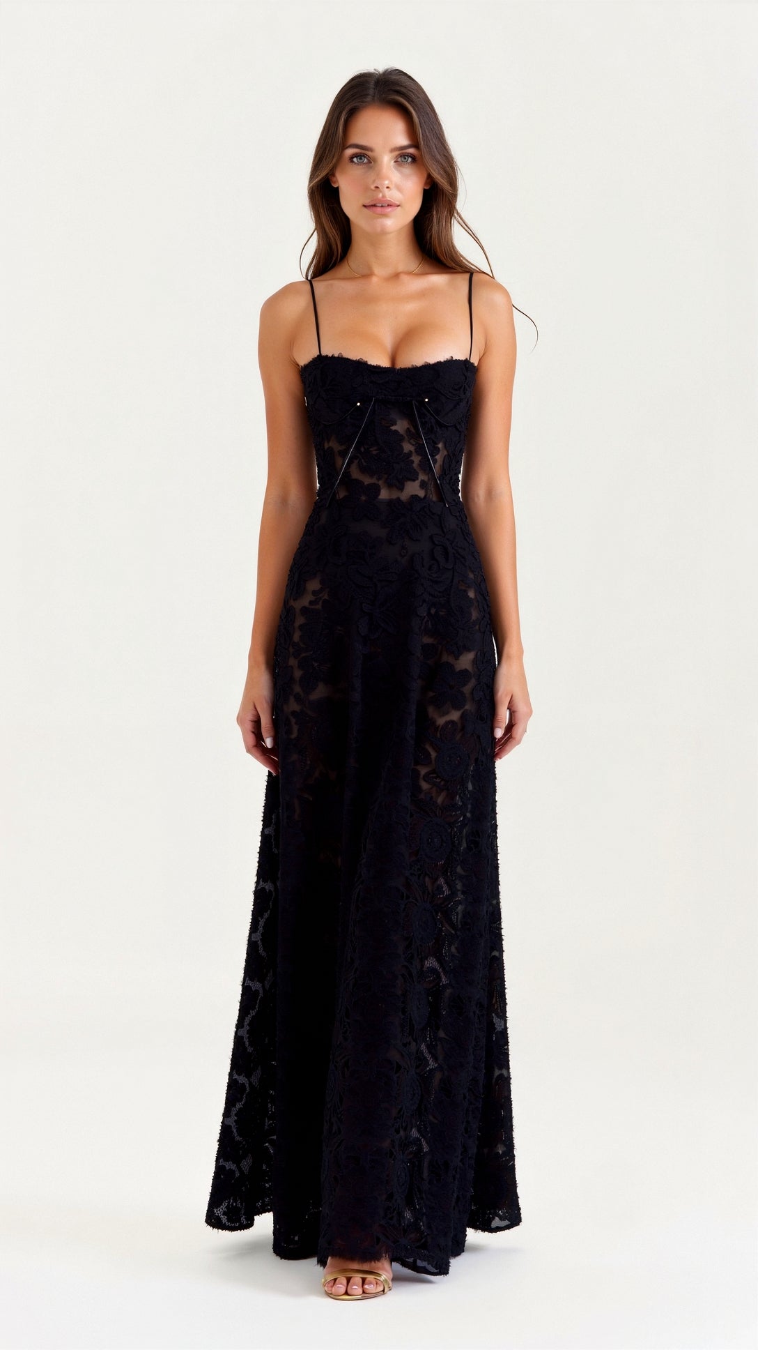 Robe Longue Femme À Enfiler Élégante Pour Mariage Et Soirées 10