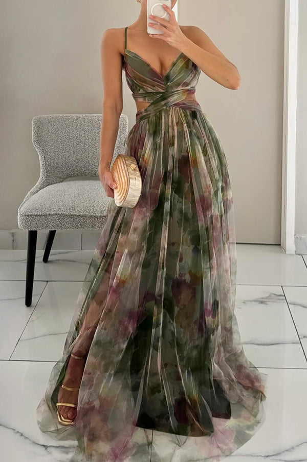 Robe Longue Fleurie pour Femmes Chic 6