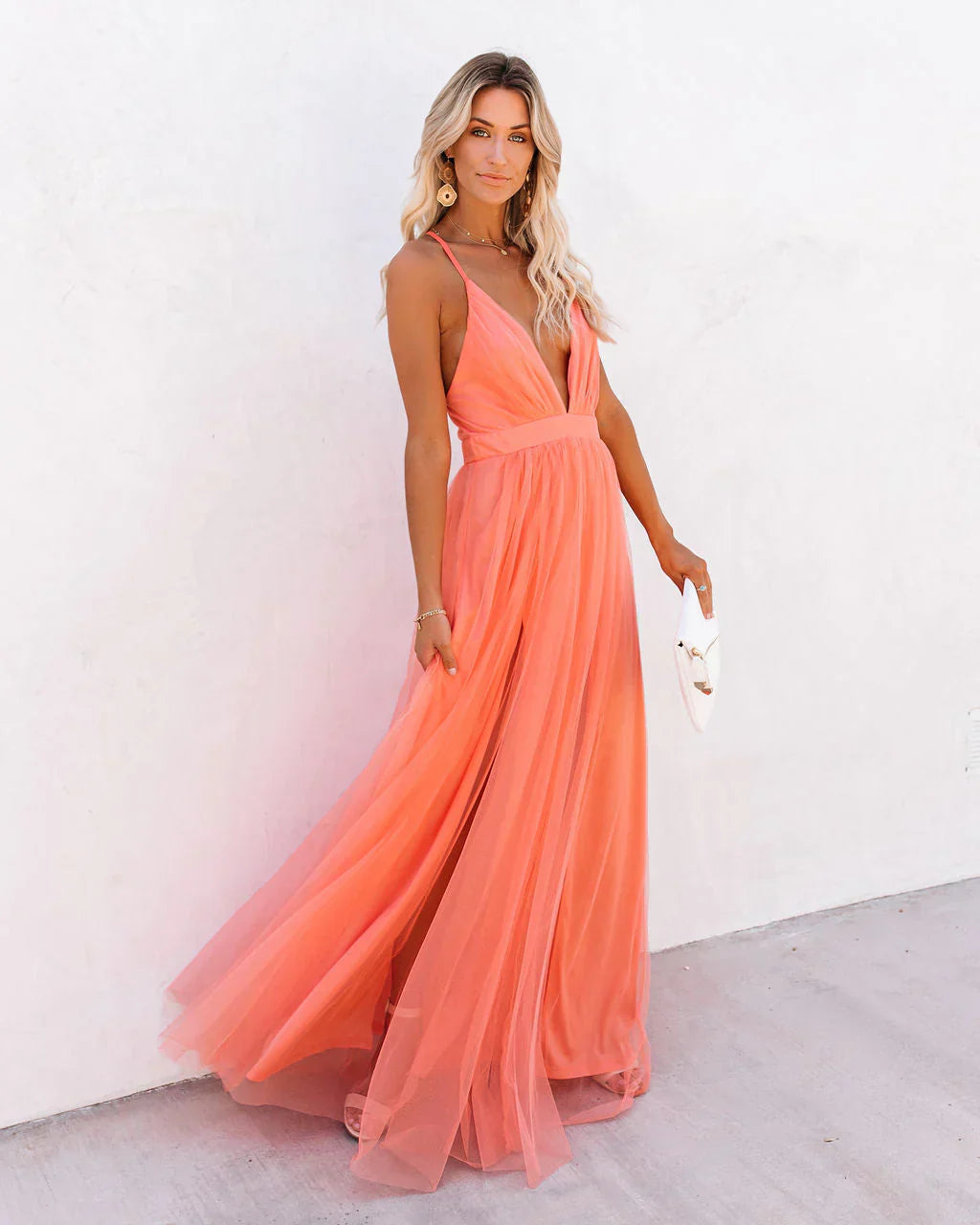 Robe Longue à Bretelles pour Femmes 1