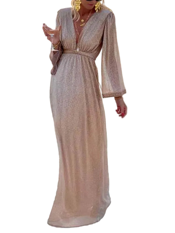 Robe Longue à Paillettes pour Femmes 0