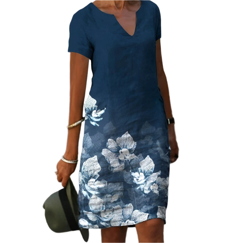 Robe Maxi Fleurie Femme Chic 0