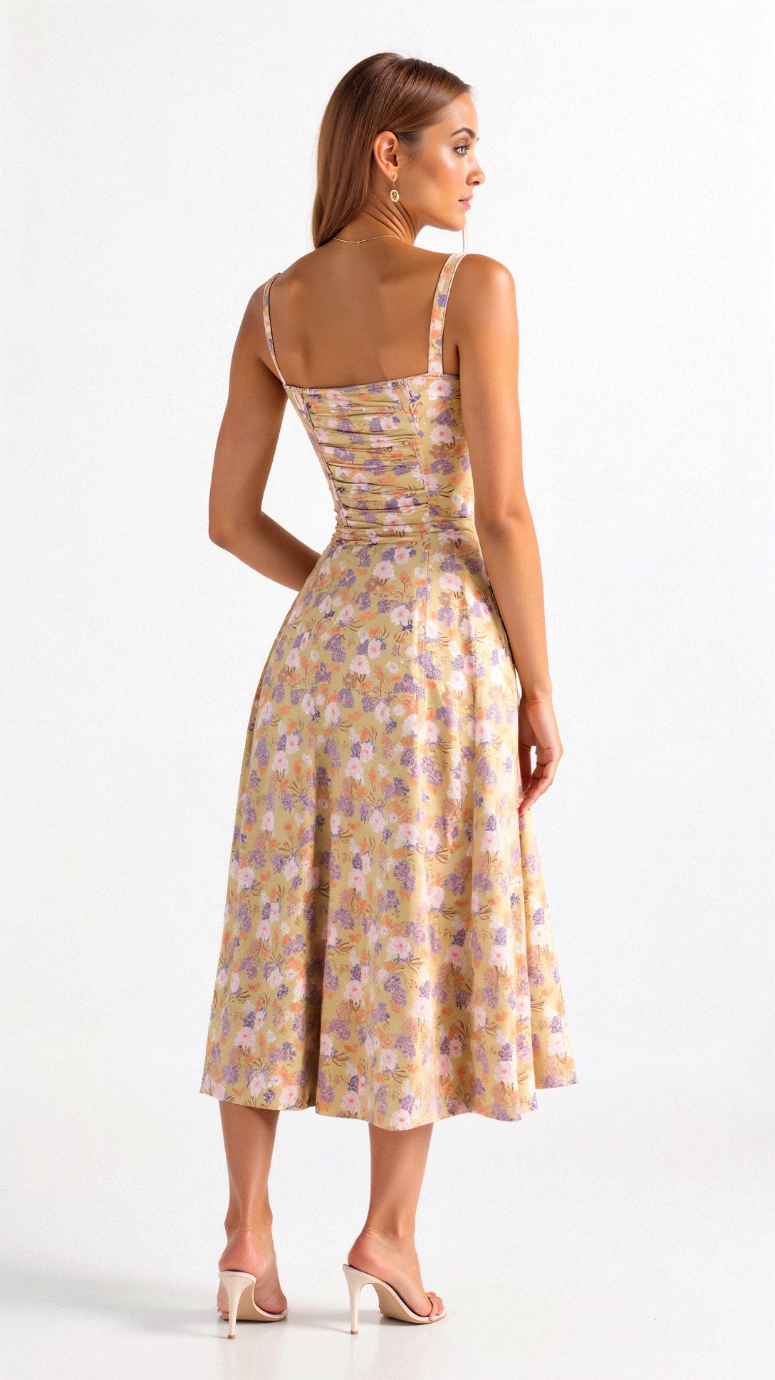Robe Midi Femme Corset Chic 1