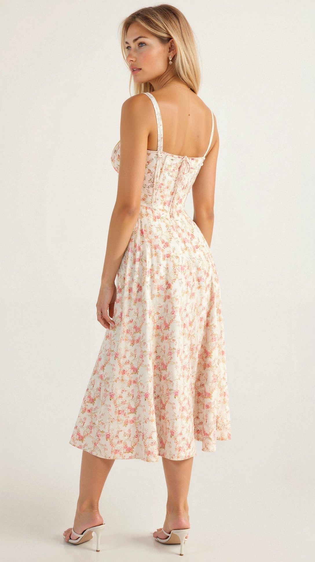 Robe Midi Femme Corset Chic 5