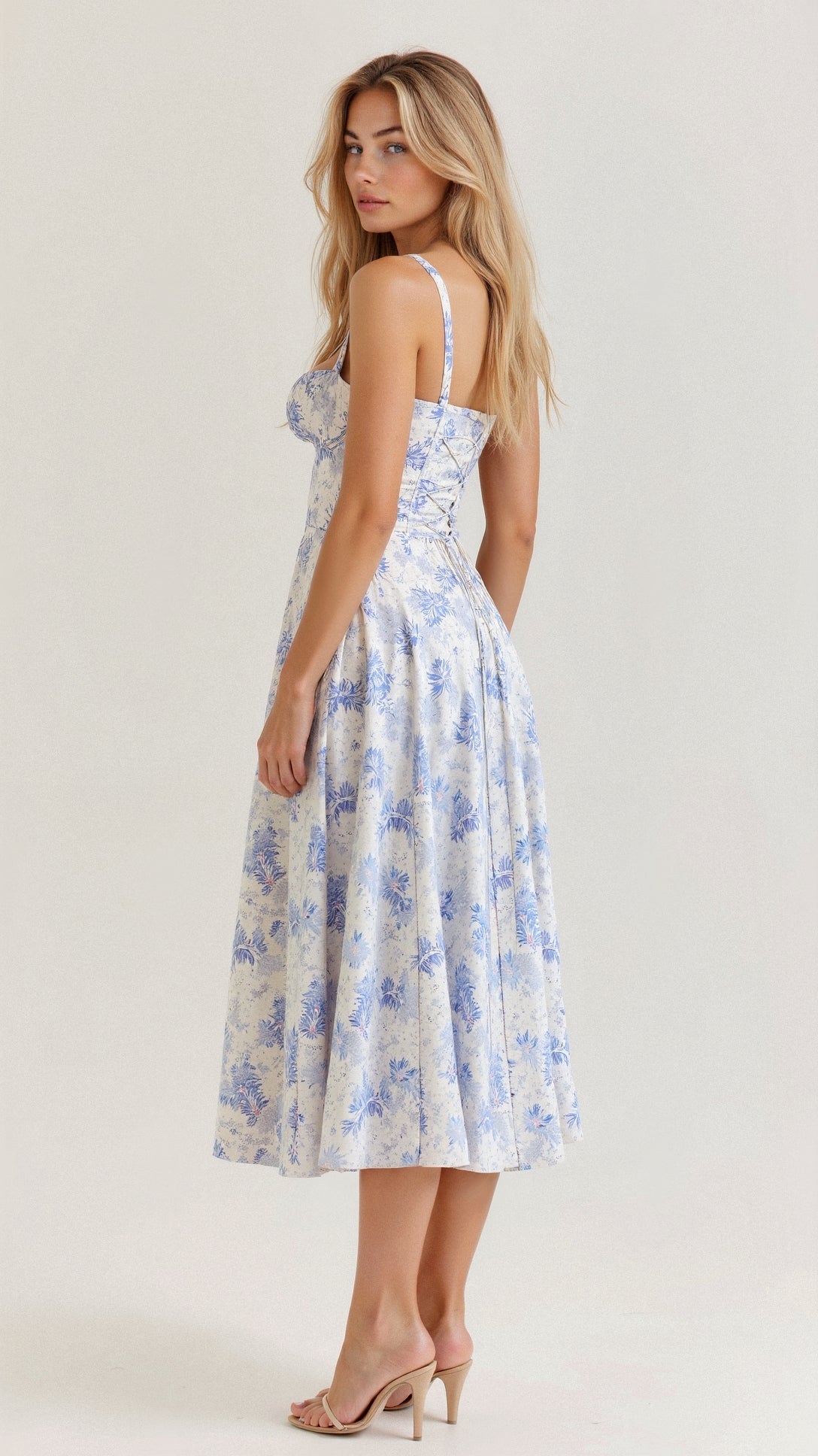 Robe Midi Femme Corset Chic 7