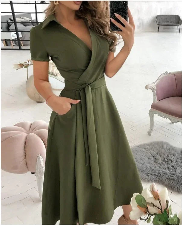 Robe Portefeuille Femme Chic 5