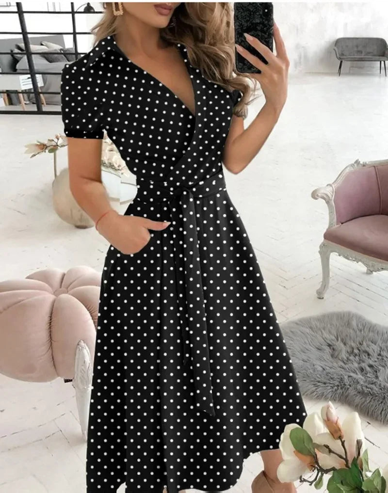 Robe Portefeuille Femme Chic 6