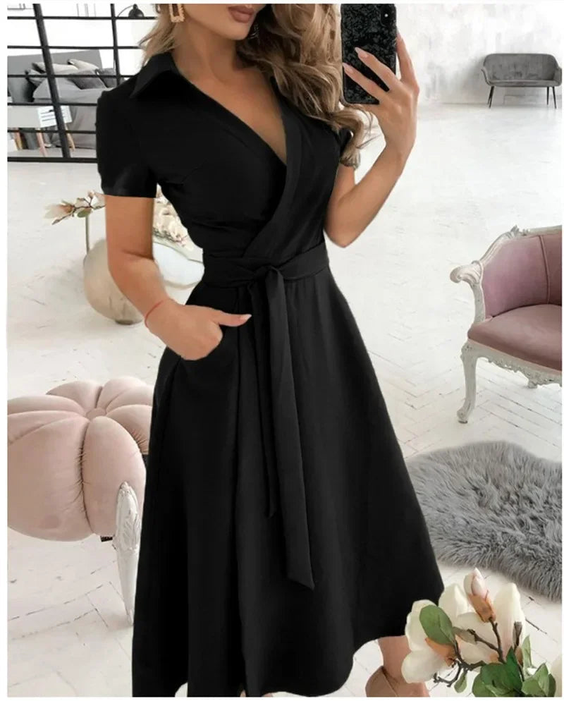 Robe Portefeuille Femme Chic 9