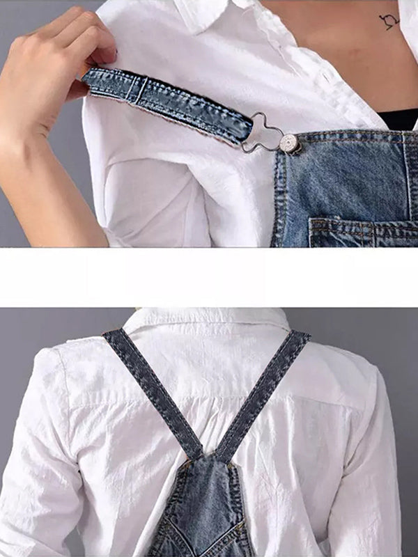Robe Salopette Décontractée en Jean 7