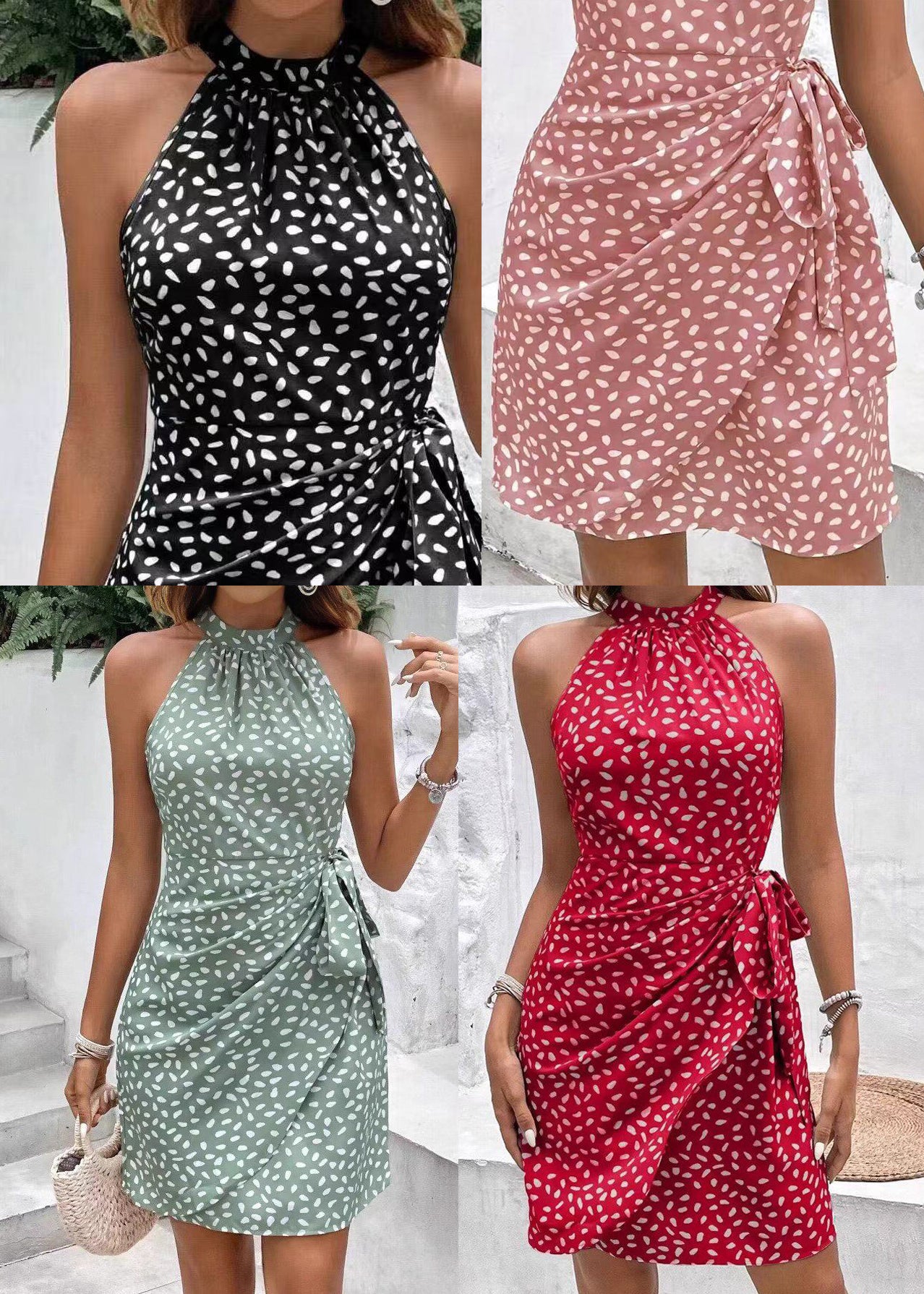 Robe d'été pour femme à imprimé fluide 4