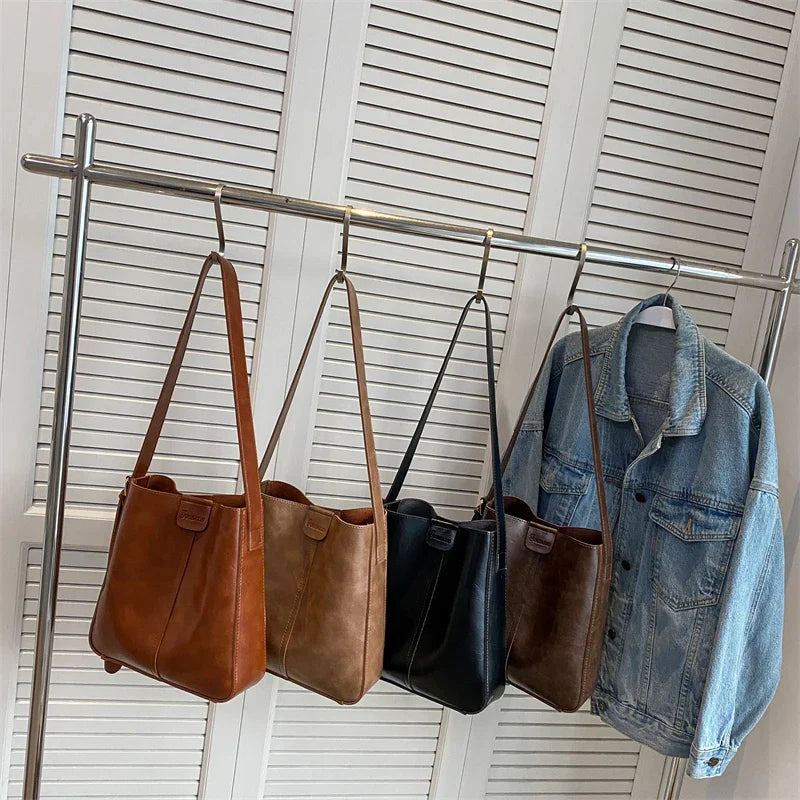 Sac Bandoulière Femme Vintage Chic Cuir 5