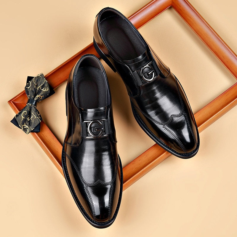 Chaussures pour hommes Élégantes en Cuir Artificiel 2