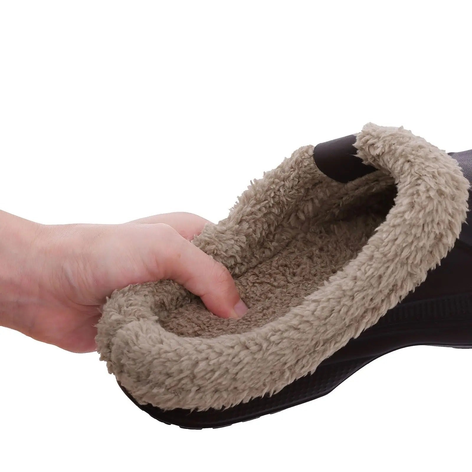 Sabots d'hiver imperméables pour hommes, fourrés 5
