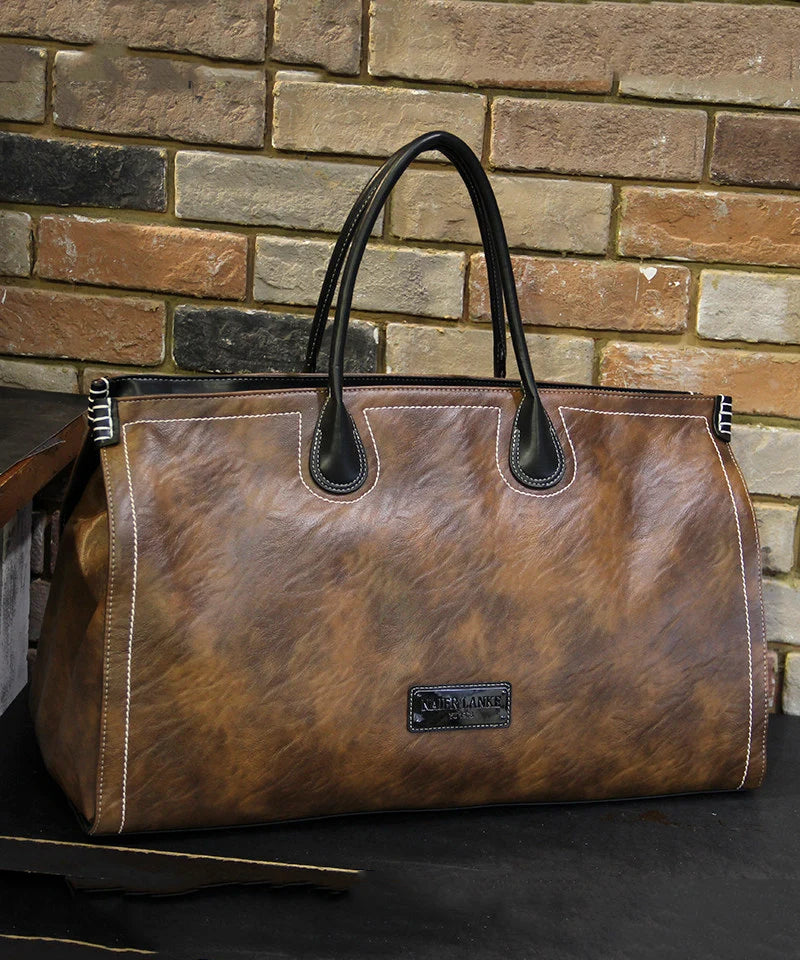 Sac De Voyage Homme Rétro Grande Capacité Pratique 2