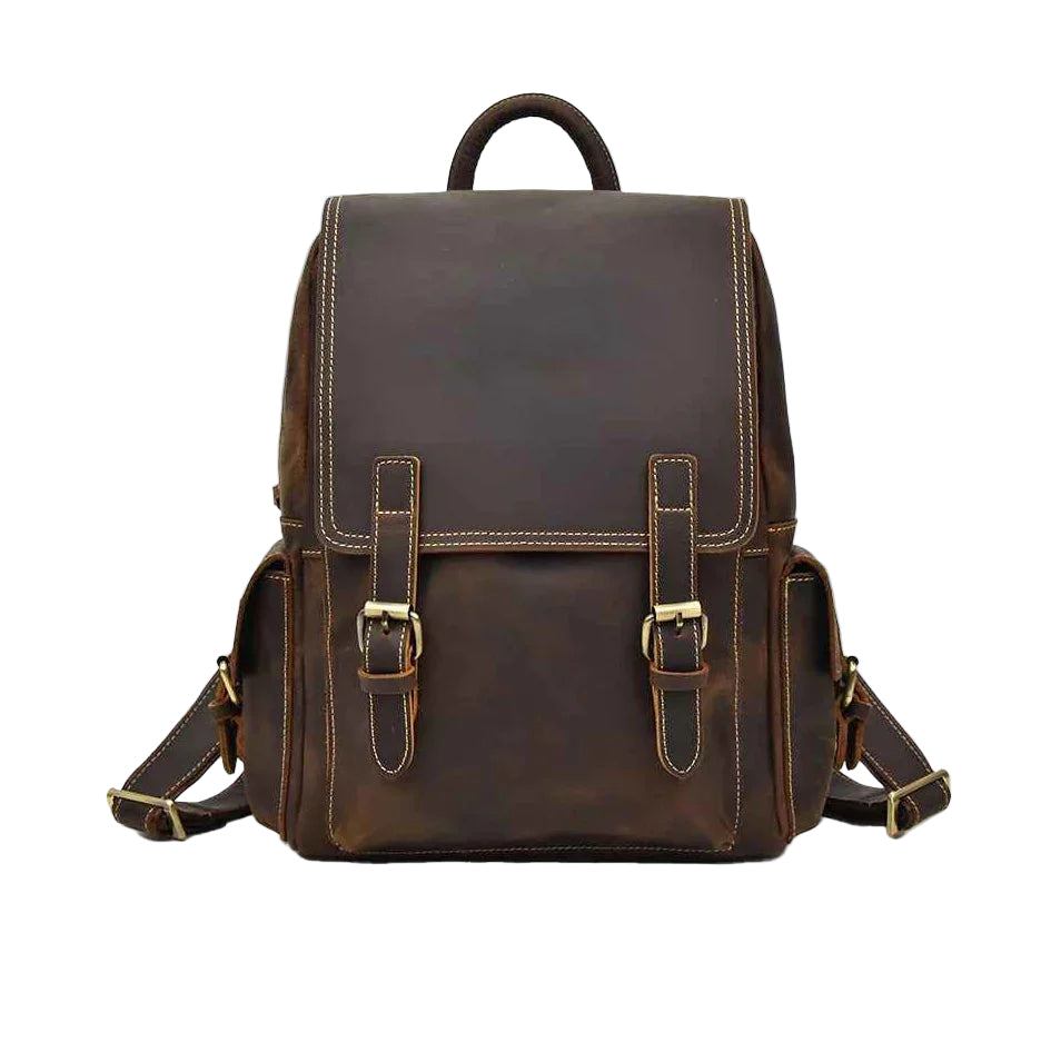 Sac à dos en cuir pour hommes classique 0