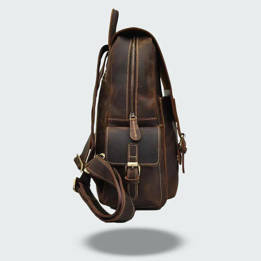 Sac à dos en cuir pour hommes classique 1
