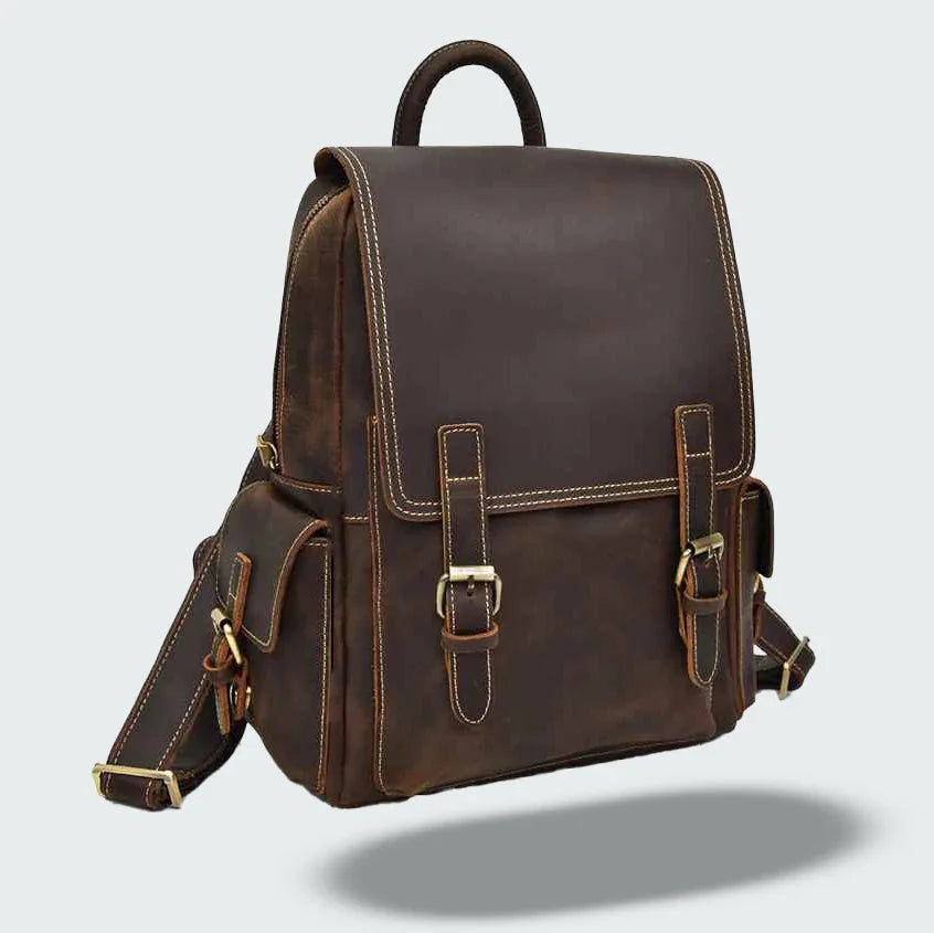 Sac à dos en cuir pour hommes classique 2