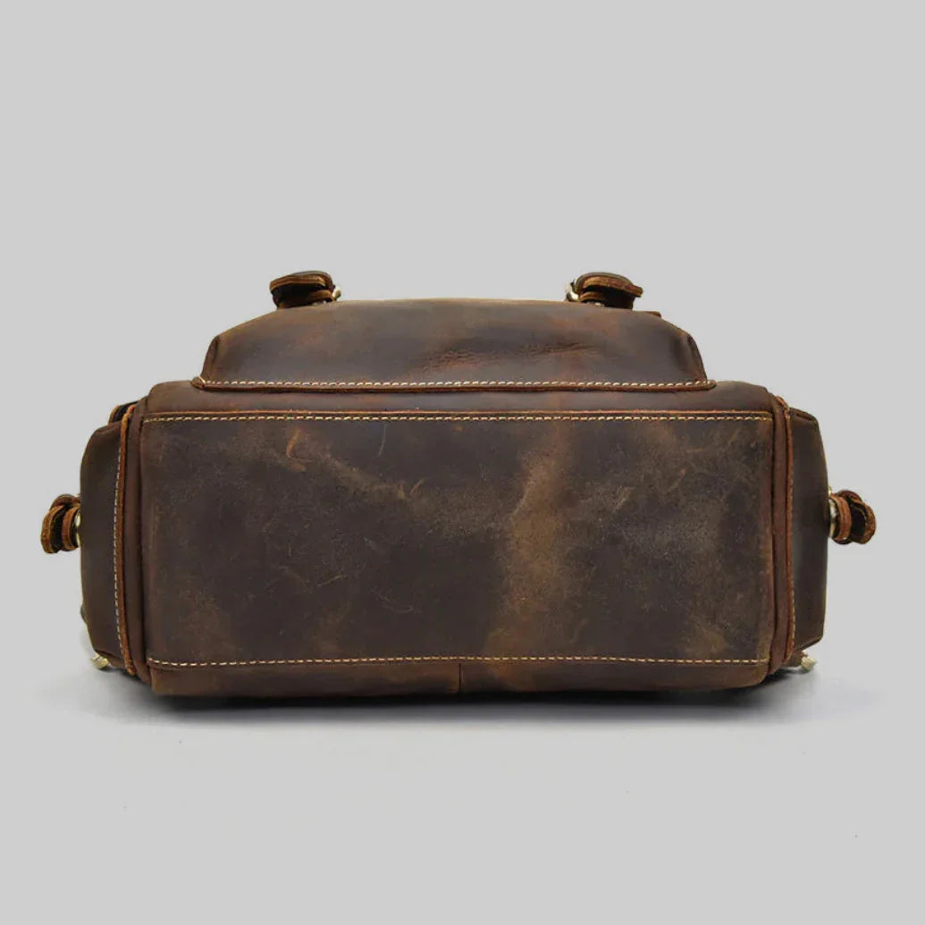 Sac à dos en cuir pour hommes classique 4