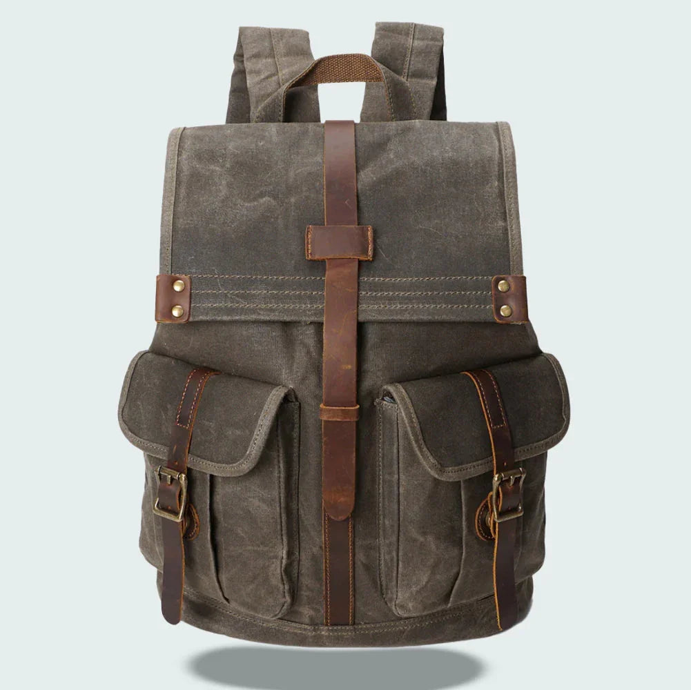 Sac à dos pour hommes à rabat vintage 1