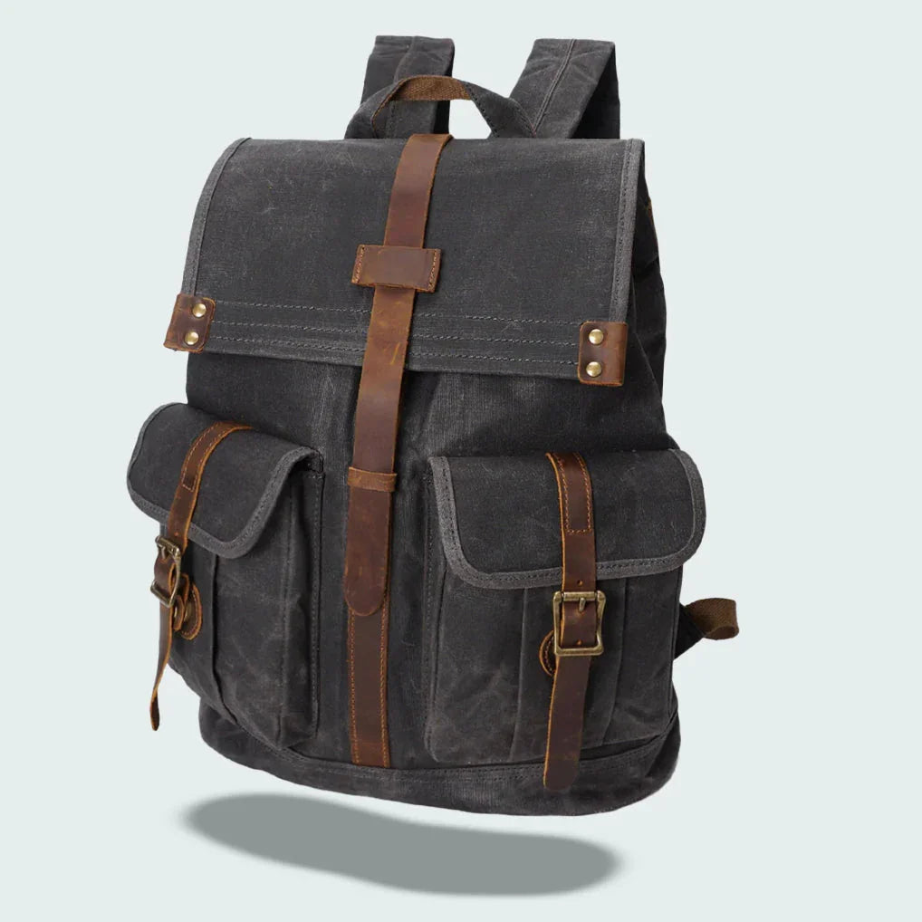 Sac à dos pour hommes à rabat vintage 3