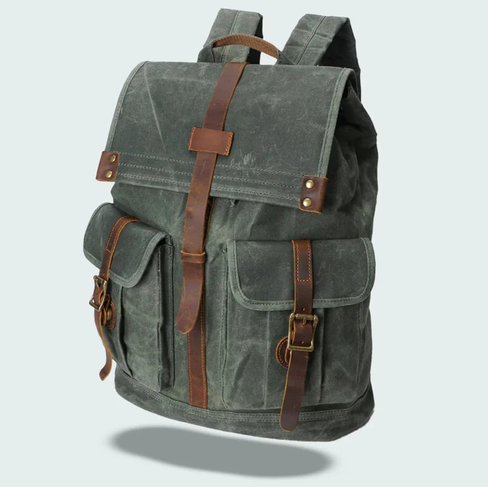Sac à dos pour hommes à rabat vintage 5