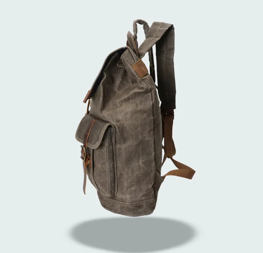 Sac à dos pour hommes à rabat vintage 6