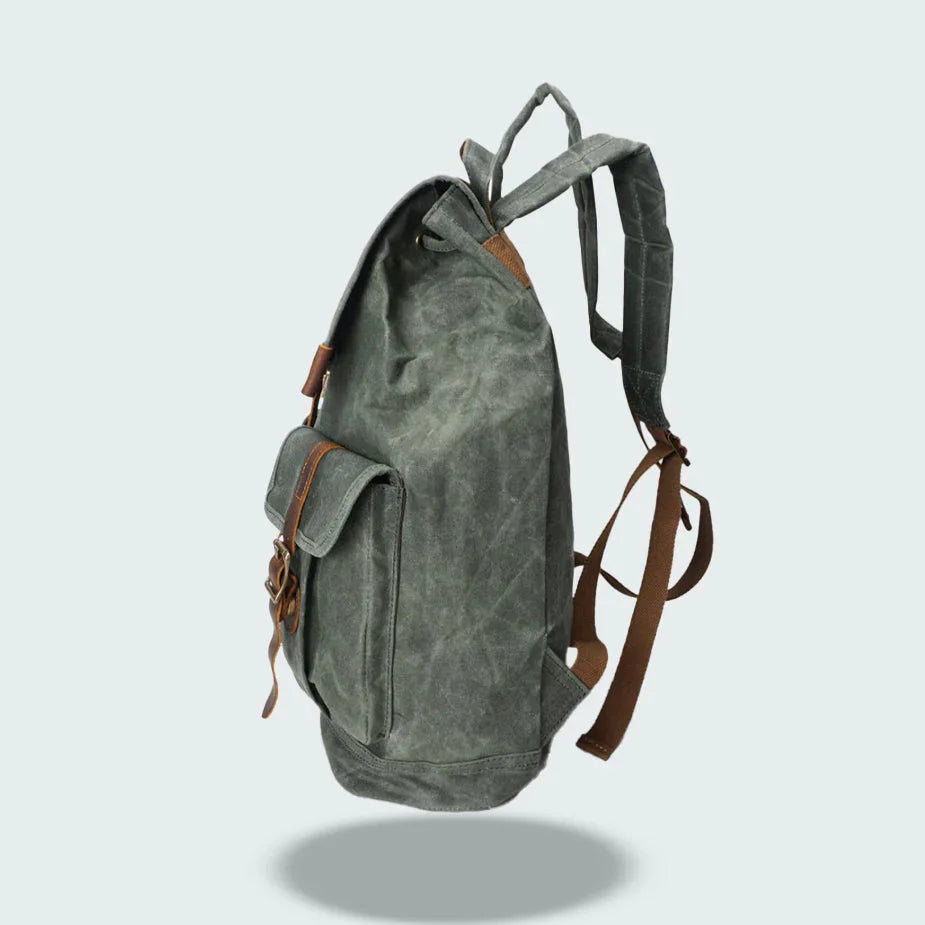Sac à dos pour hommes à rabat vintage 8