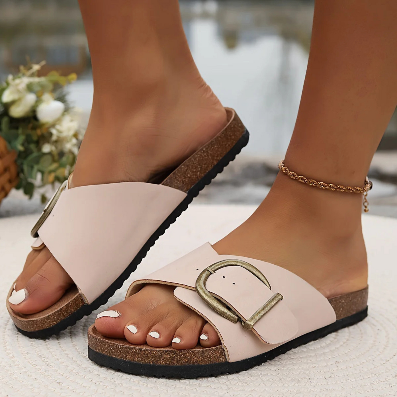 Sandales Femme Confortables à Bride Réglable 1