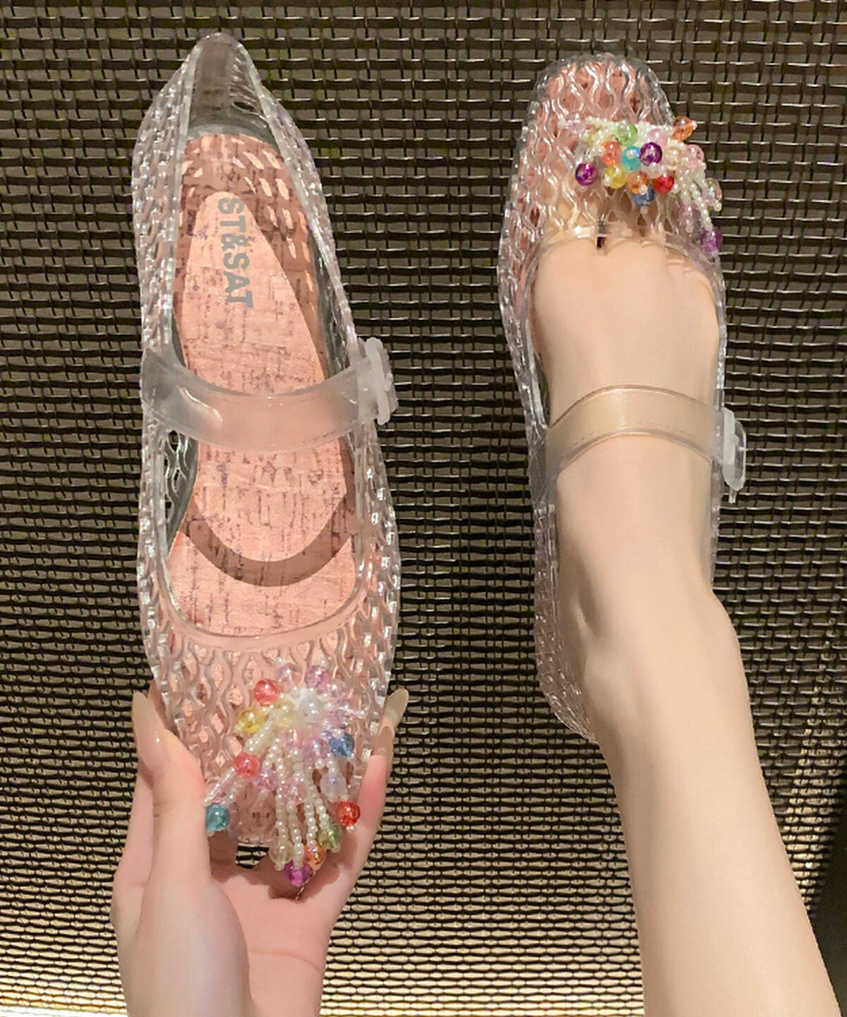 Sandales Femme Décorées avec Gland 4