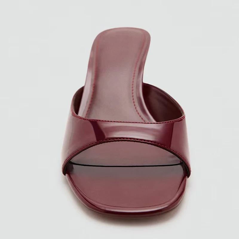 Sandales Femme Gladiateur à Talons Bas 3