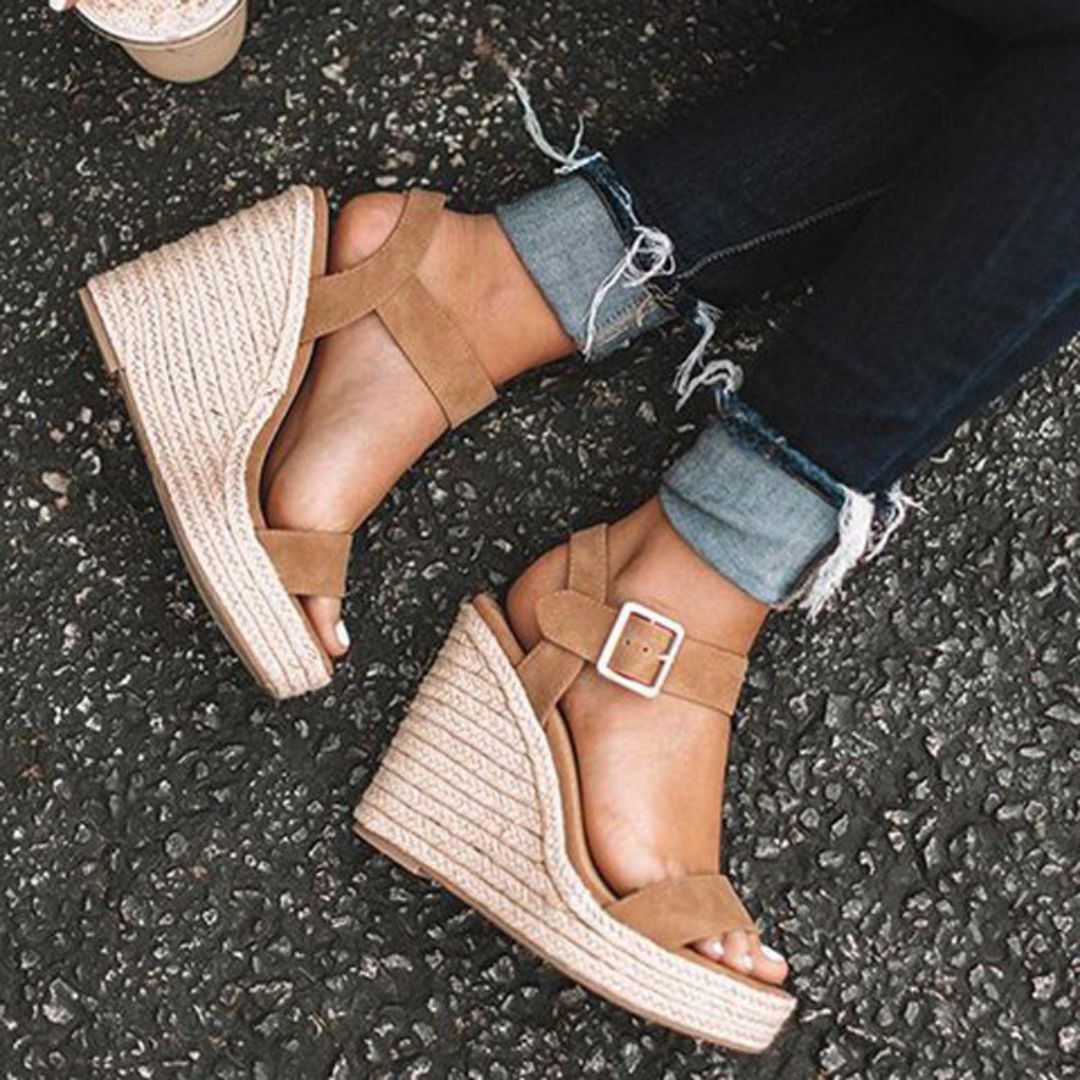 Sandales Femmes à Talon Compensé Chic et Polyvalentes 4