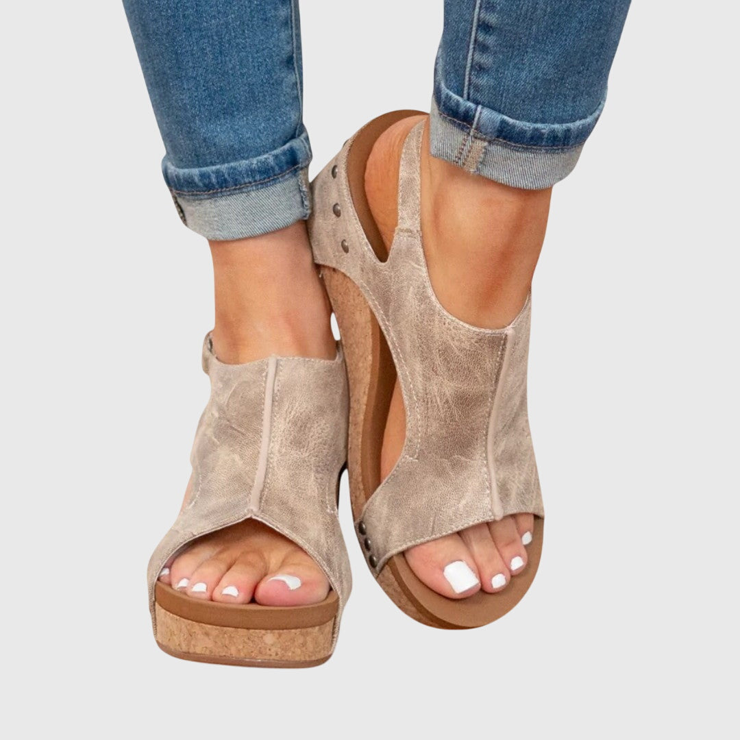 Sandales Pour Femmes Confortables À Talons Compensés 1