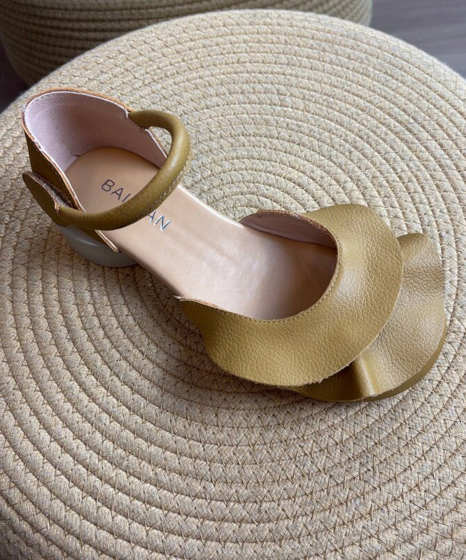 Sandales à Brides Épaisses pour Femme Style Compensé 2