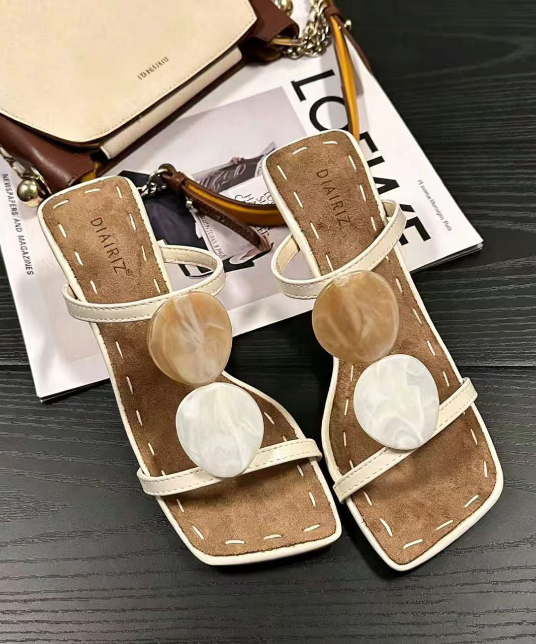Sandales à Talons Hauts Ajustées Femme Chic 4