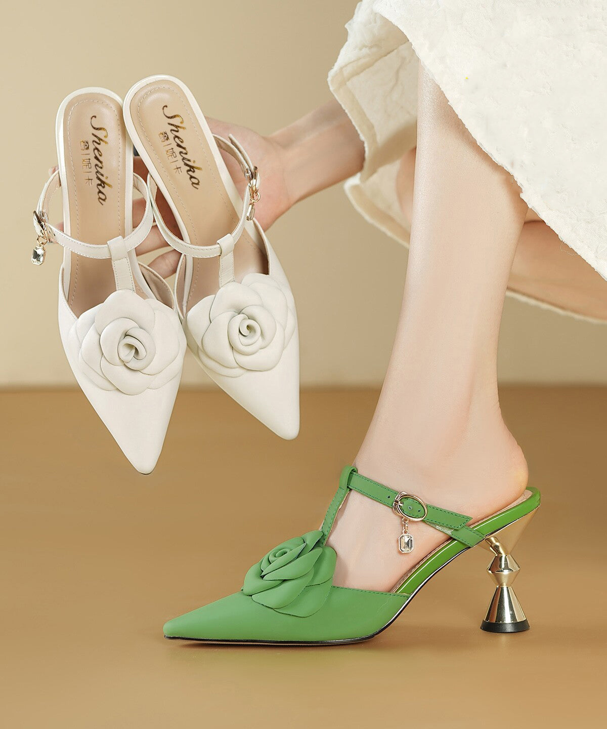 Sandales à Talons Hauts Femme Chic 0