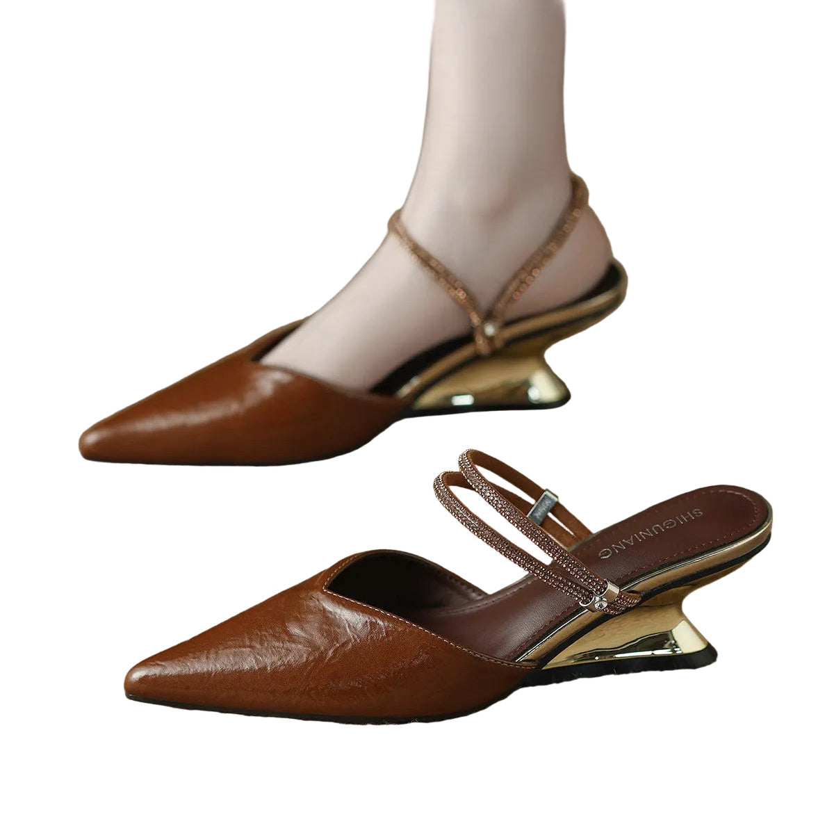 Sandales à glissière Chic pour Femmes 2