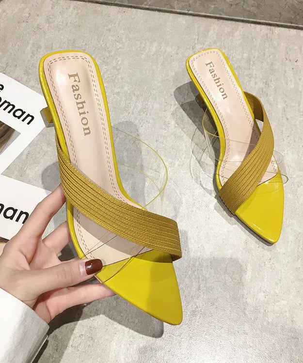 Sandales à talons pour femme ornées de zircon 0