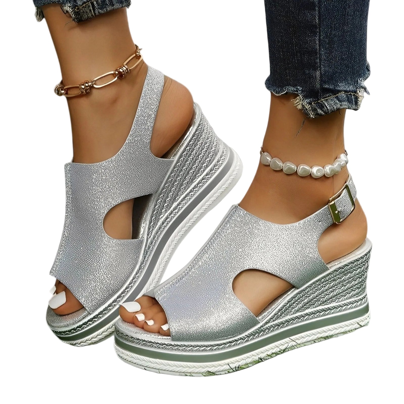 Sandales pour Femmes Confortables et Respirantes 0