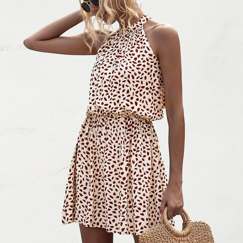 Robe Mini Licou Moderne pour Femmes 2