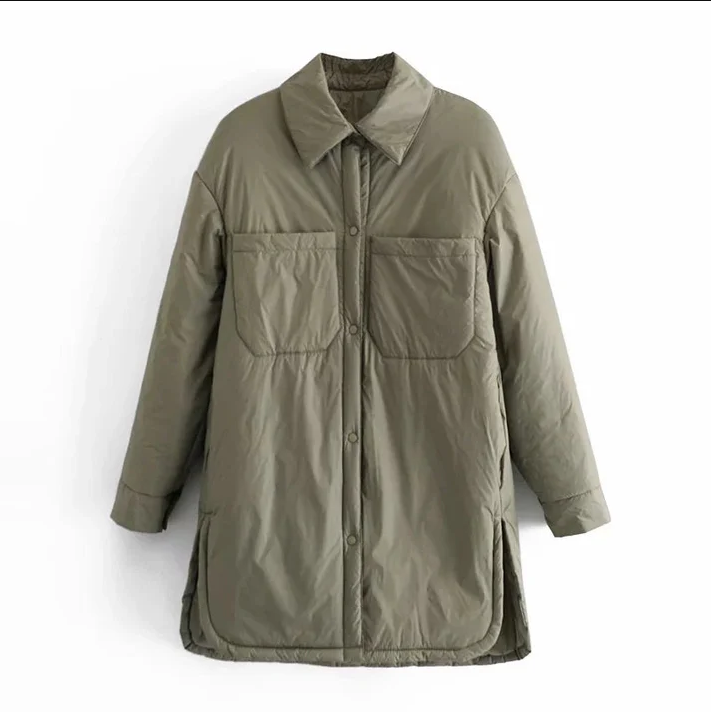 Variant image for Veste Hiver Femme Polyvalente en Matériau Durable Ajustée-1