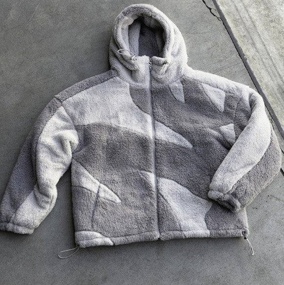 Variant image for Veste Homme En Laine D'Agneau Avec Fermeture Éclair Confortable-17