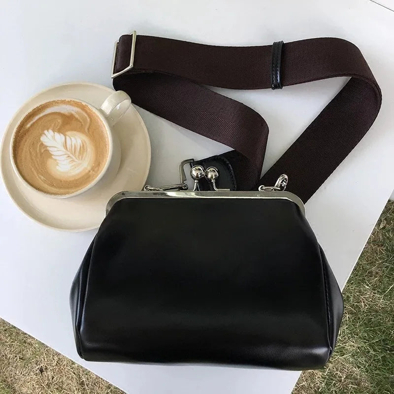 Sac Bandoulière Femme Élégant en Cuir PU avec Bandoulière Réglable 4