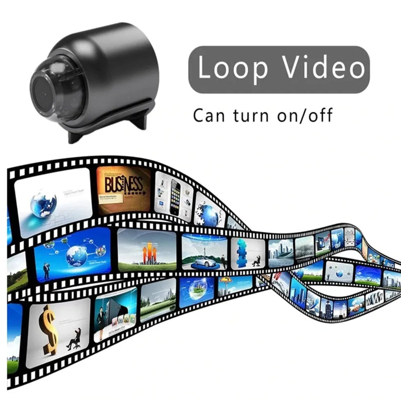 Caméra de Surveillance Sans Fil 1080P HD Wifi Compacte Discrète-4