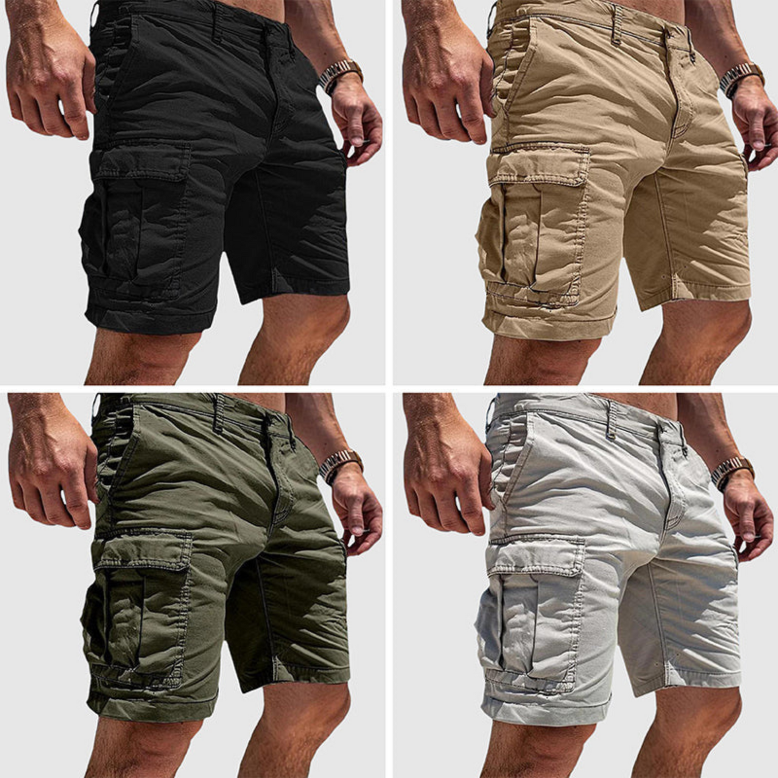 Shorts Cargo pour Hommes Pratiques 3