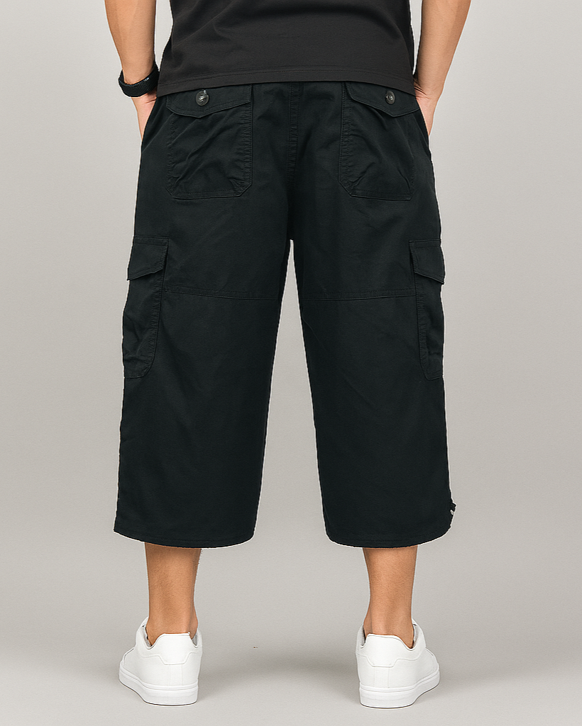 Shorts Pour Hommes Cargo Décontractés Avec Poches Fonctionnelles 5