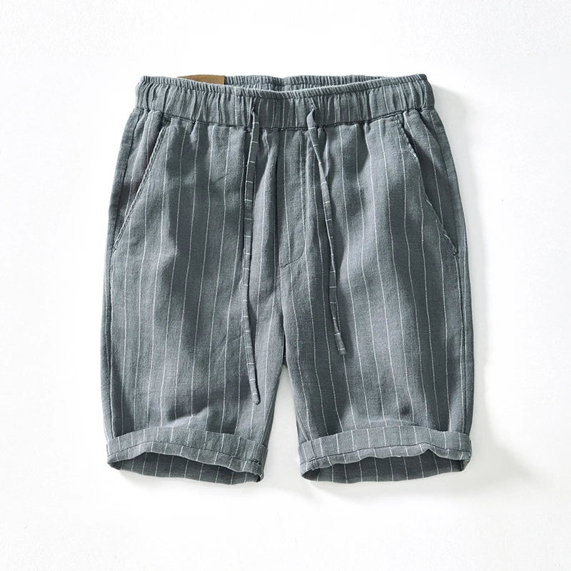 Shorts pour hommes décontractés à rayures 3