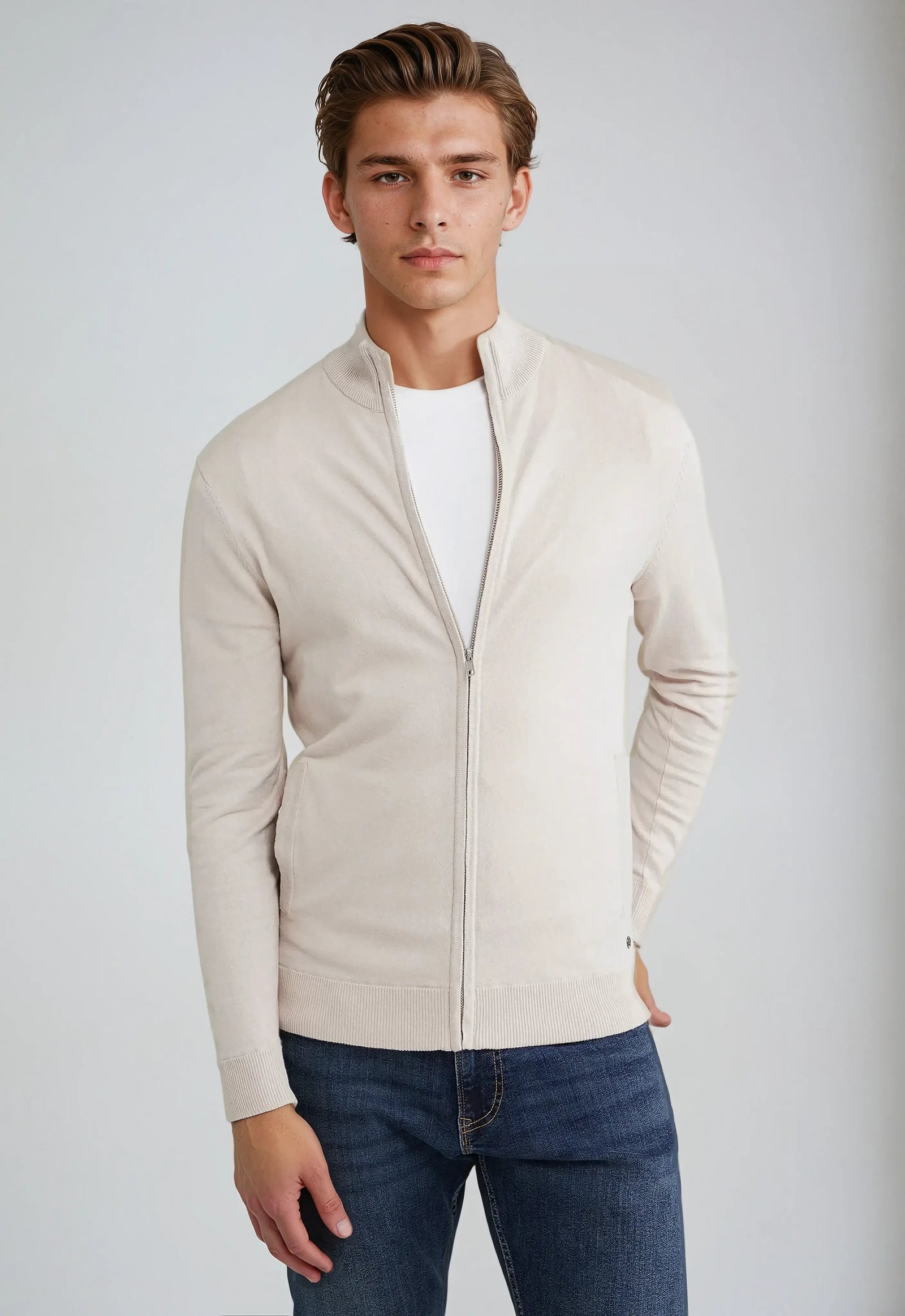 Sweat-shirt pour Hommes à Glissière Complète 4