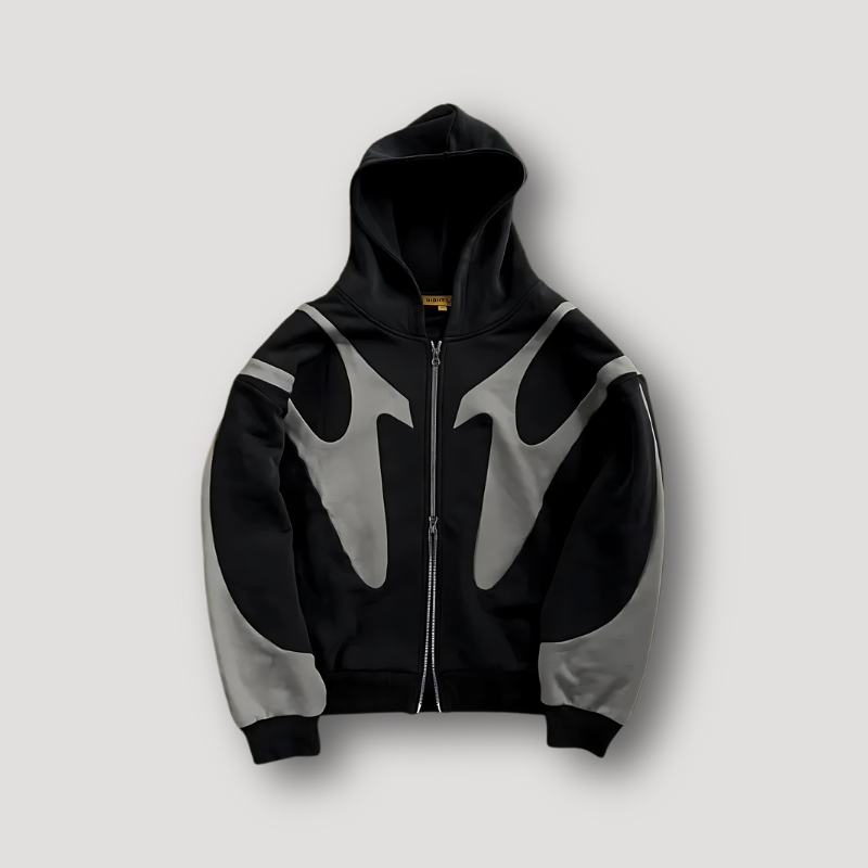 Sweat À Capuche Zippé Décontracté Homme Urban Style 1